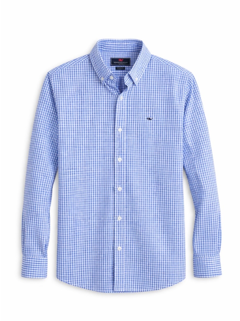 Vineyard Vines Boys Skysail Gingham Button Down Shirt Size L 16